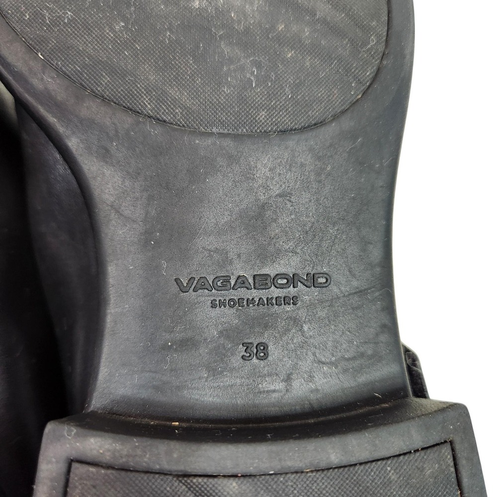 VAGABOND Shoemakers Brittie Shoes Womens 8 38 Black Leather Mary Jane Flats - Picture 8 of 12